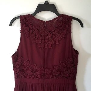 ModCloth Wine Maxi Dress